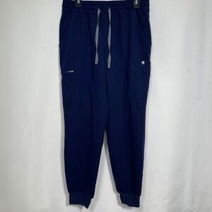 FIGS Zamora Technical Collection Navy Blue Jogger Scrub Pants Women's MEDIUM